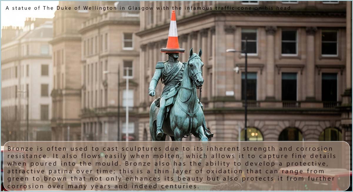 Statue of the Duke of Wellington.