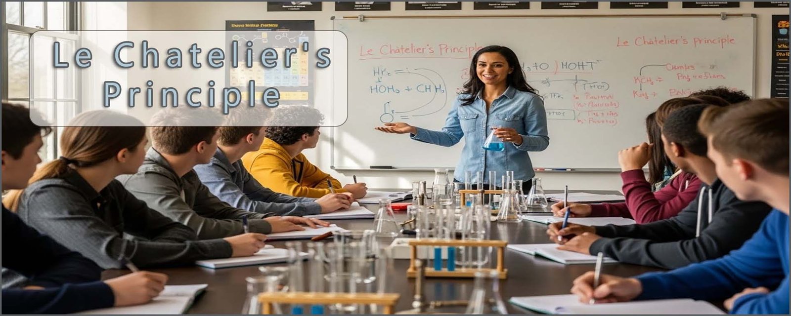 Header image: Le Chatelier's principle.