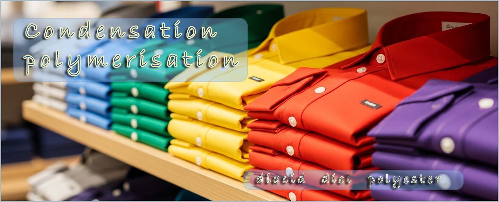condensation polymerisation header image