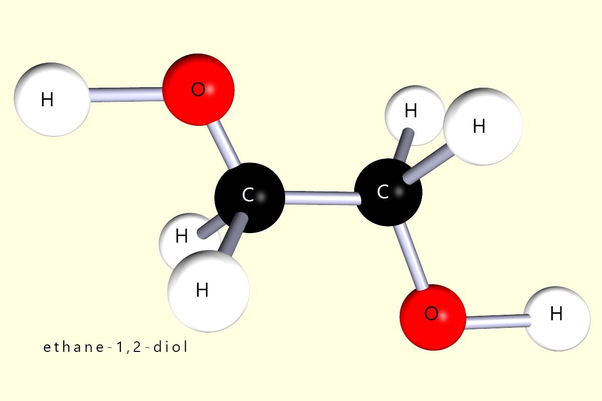 3d model of ethane-1,2-diol