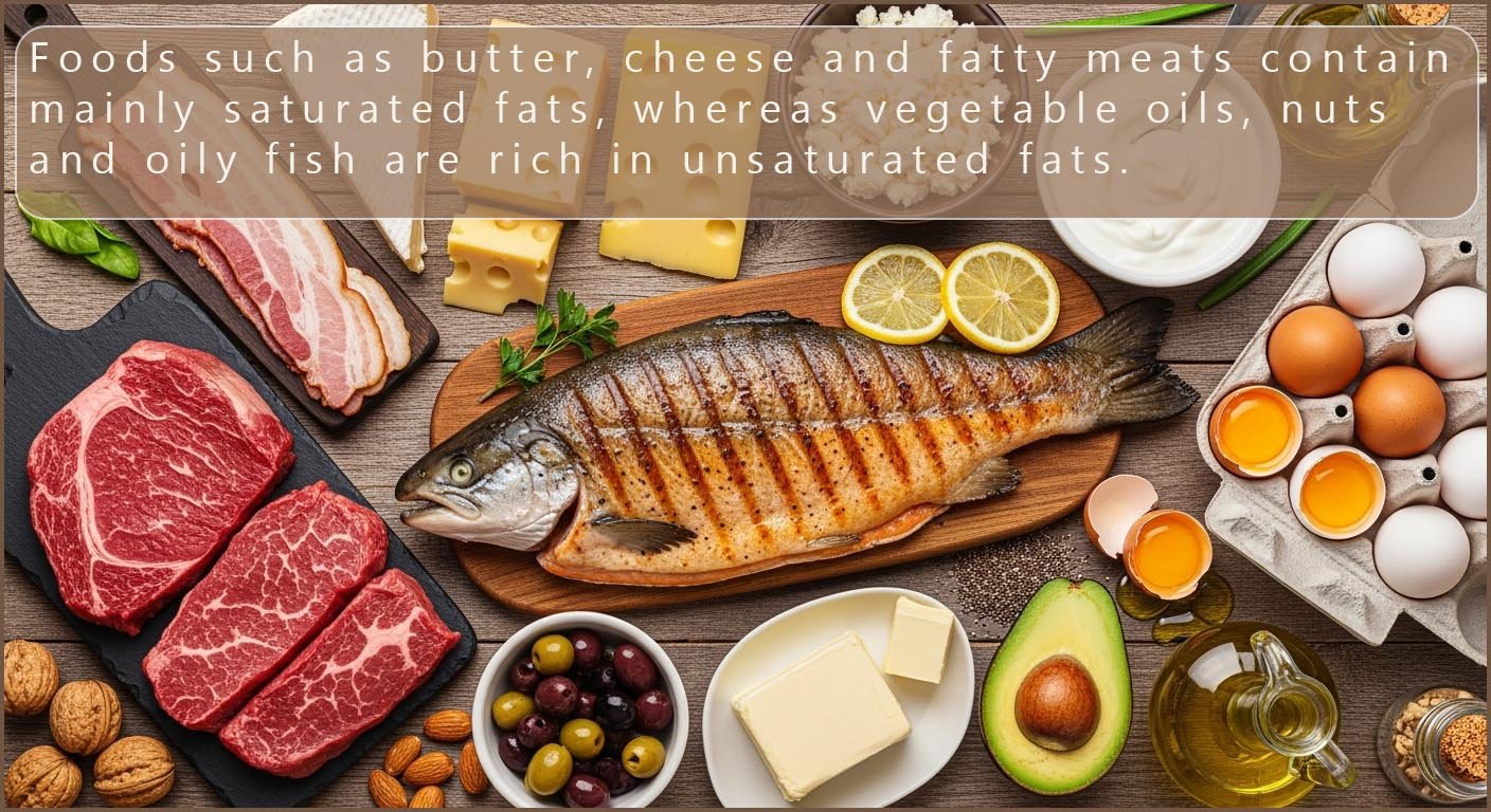 Foods containing fats and oils