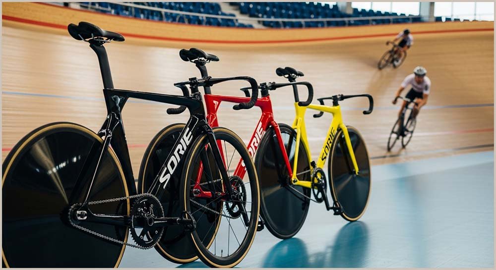 Bike frames are made from carbon fibres in a polymer resin