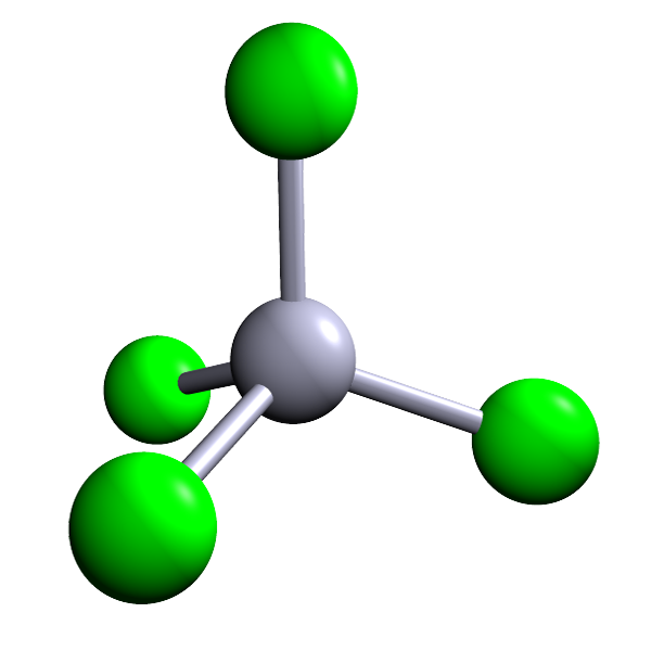 Tetrahedral shape diagram